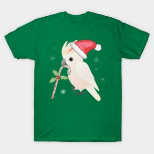 A cute Christmas salmon crested cockatoo T-Shirt